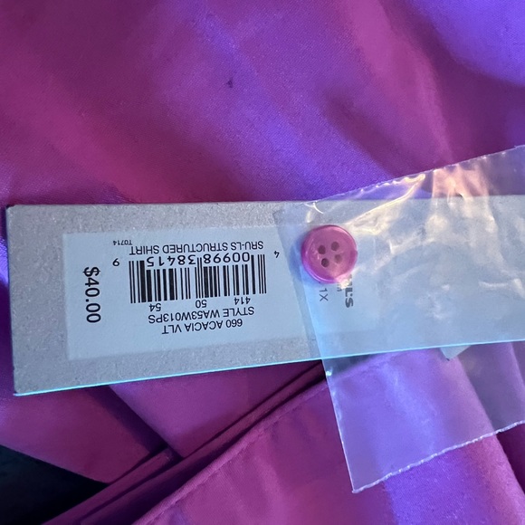 APT 9 NWT Woman’s Pink Blouse - Size 1X - Picture 6 of 8